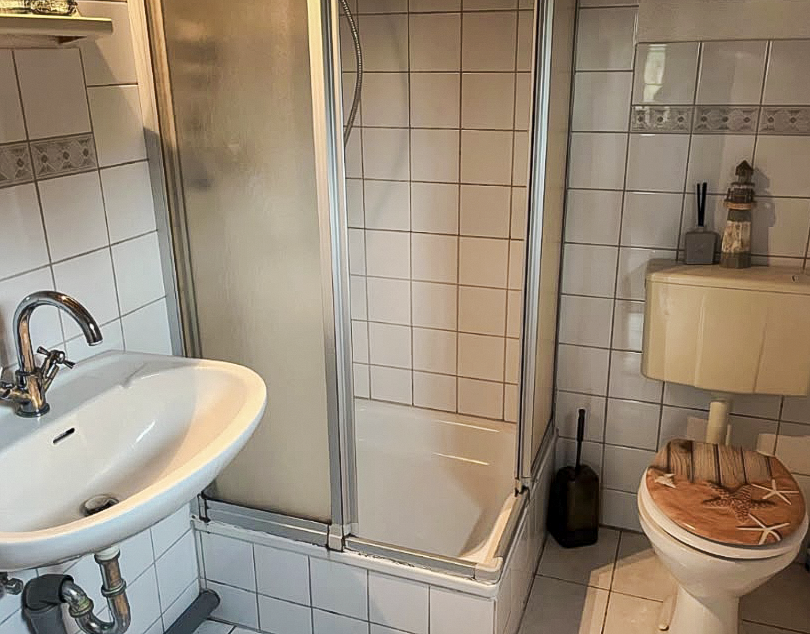Dusche vor dem Austausch
